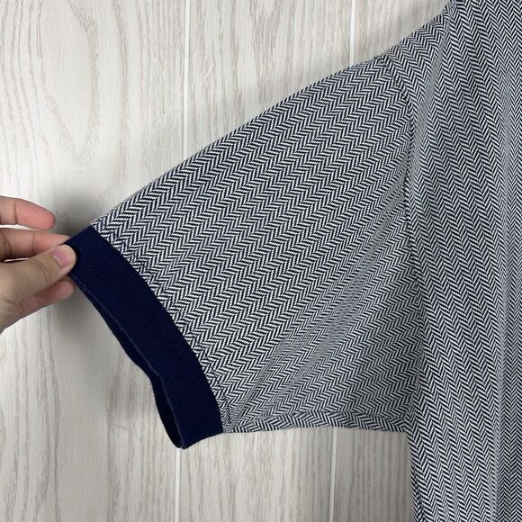 VTG Y2K Dynasty Men’s Houston Texans Navy and Cream Short Sleeve Polo Set, XXL - Picture 6 of 13